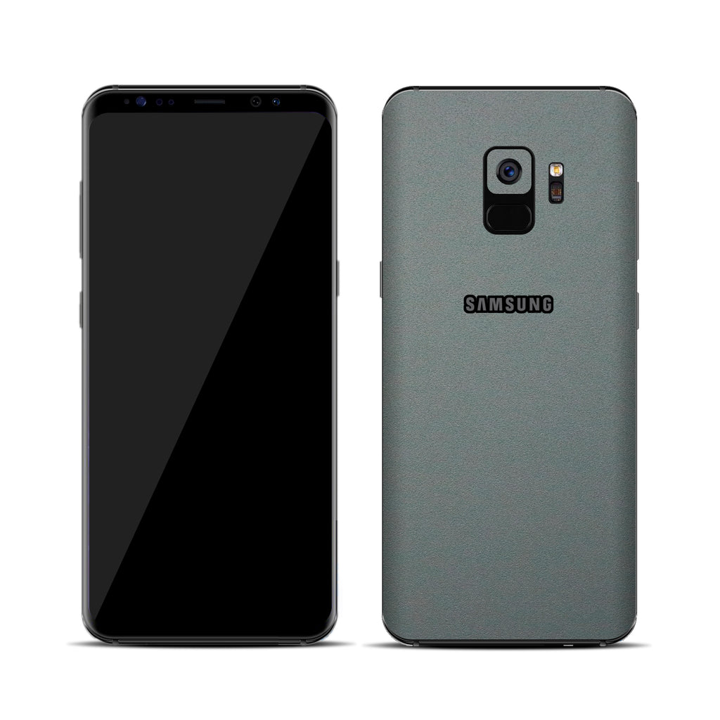 Samsung Galaxy S9 Textured Matt Grey Skins