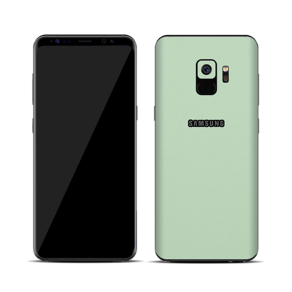 Samsung Galaxy S9 Textured Matt Mint Skins