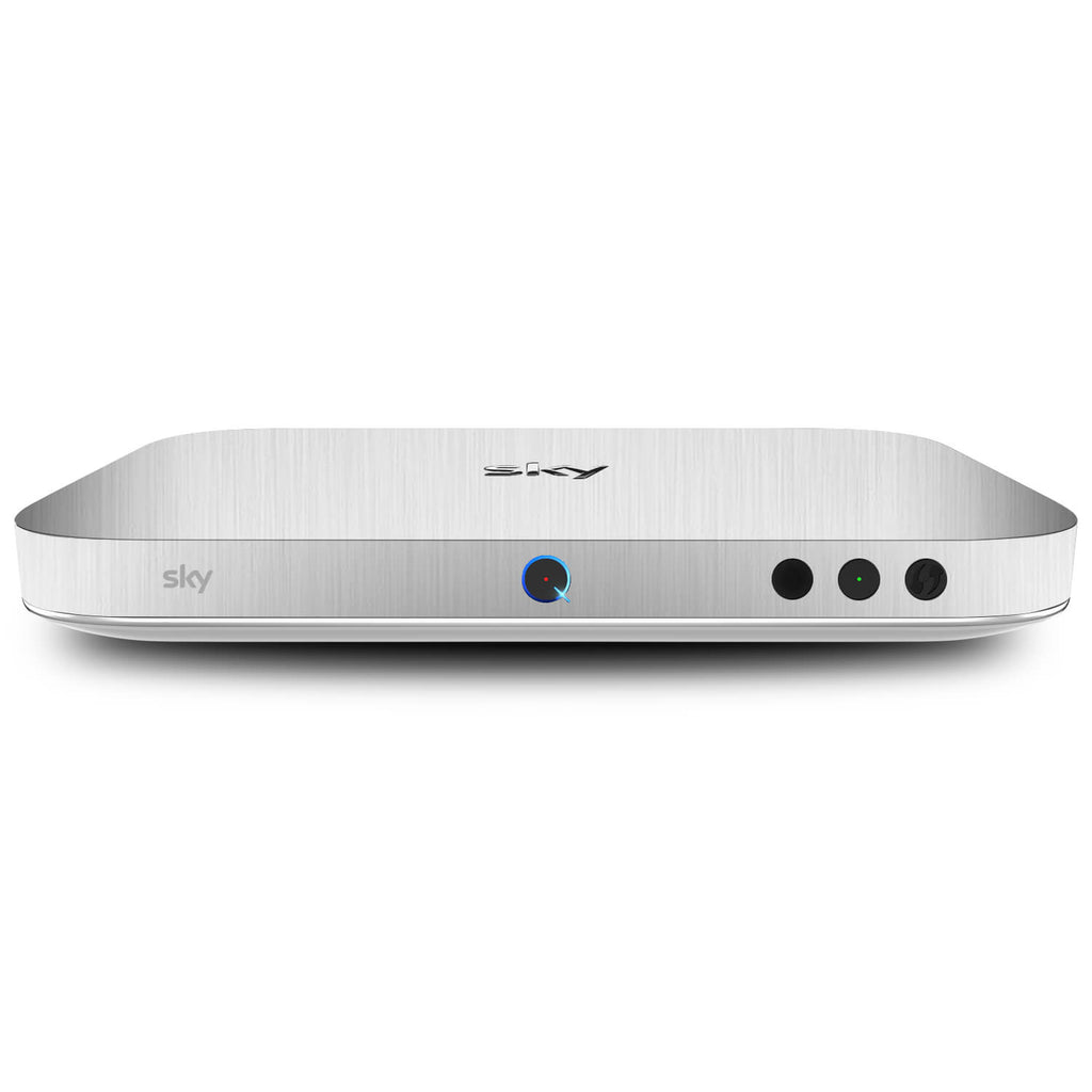 Sky Q Box Brushed Aluminium Skins
