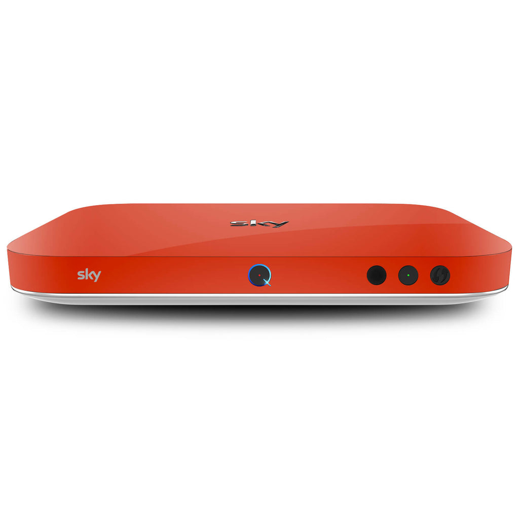 Sky Q Box Dragon Red Gloss Skins