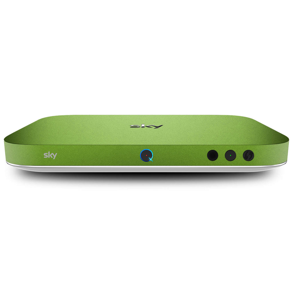 Sky Q Box Textured Matt Green Skins