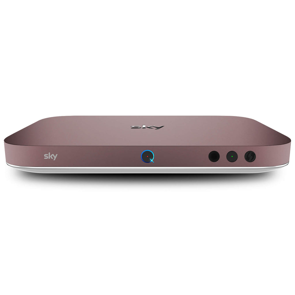 Sky Q Box Textured Matt Mulberry Skins