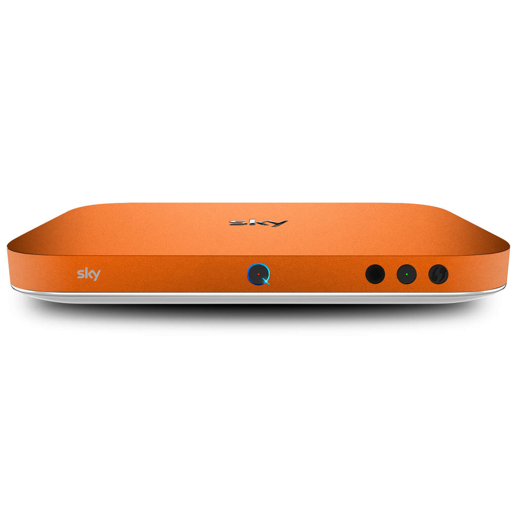 Sky Q Box Textured Matt Orange Skins