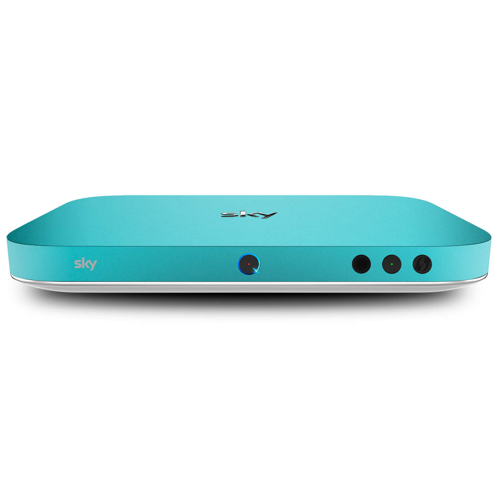 Sky Q Box Textured Matt Turquoise Skins