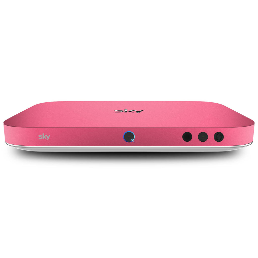 Sky Q Box Textured Matt Pink Skins