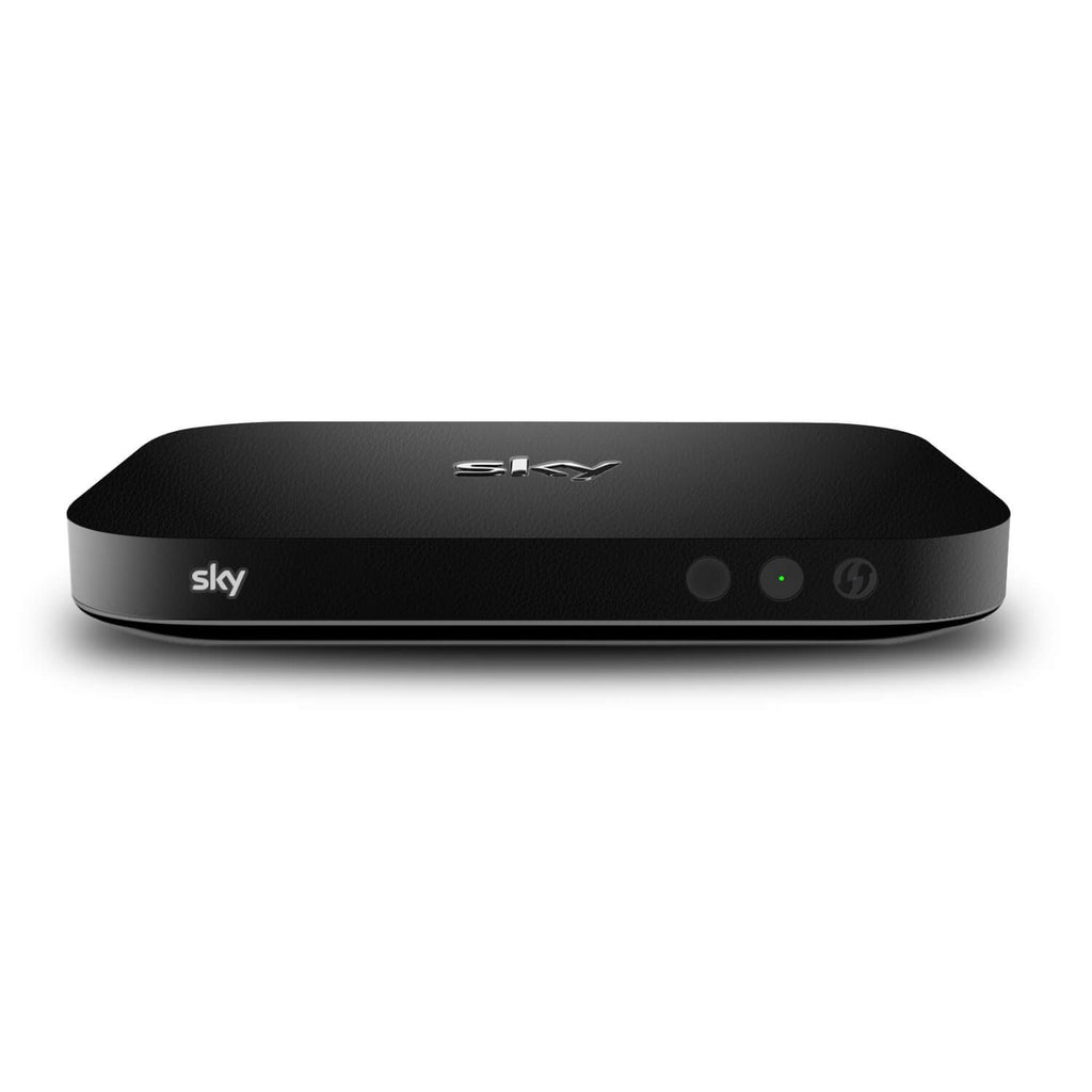 Sky Q Mini Box Black Leather Skins