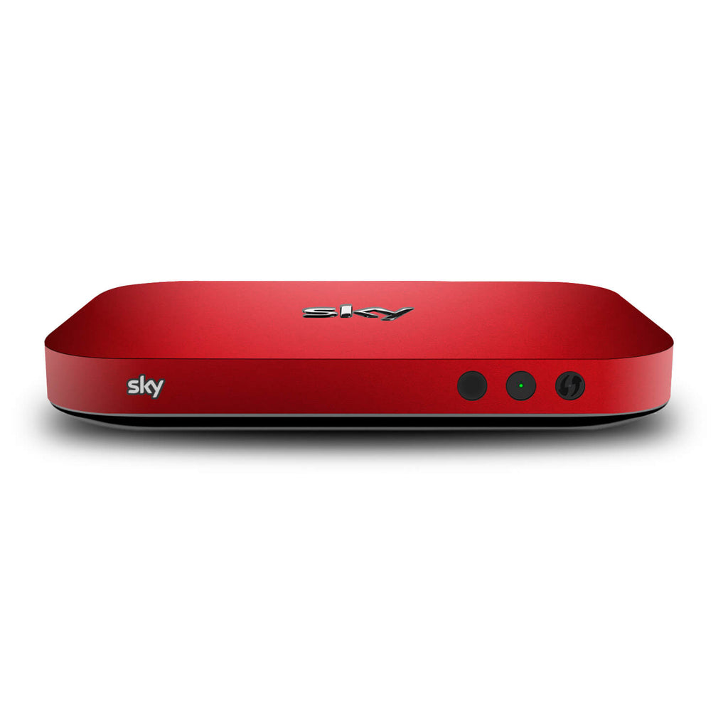 Sky Q Mini Box Textured Matt Red Skins