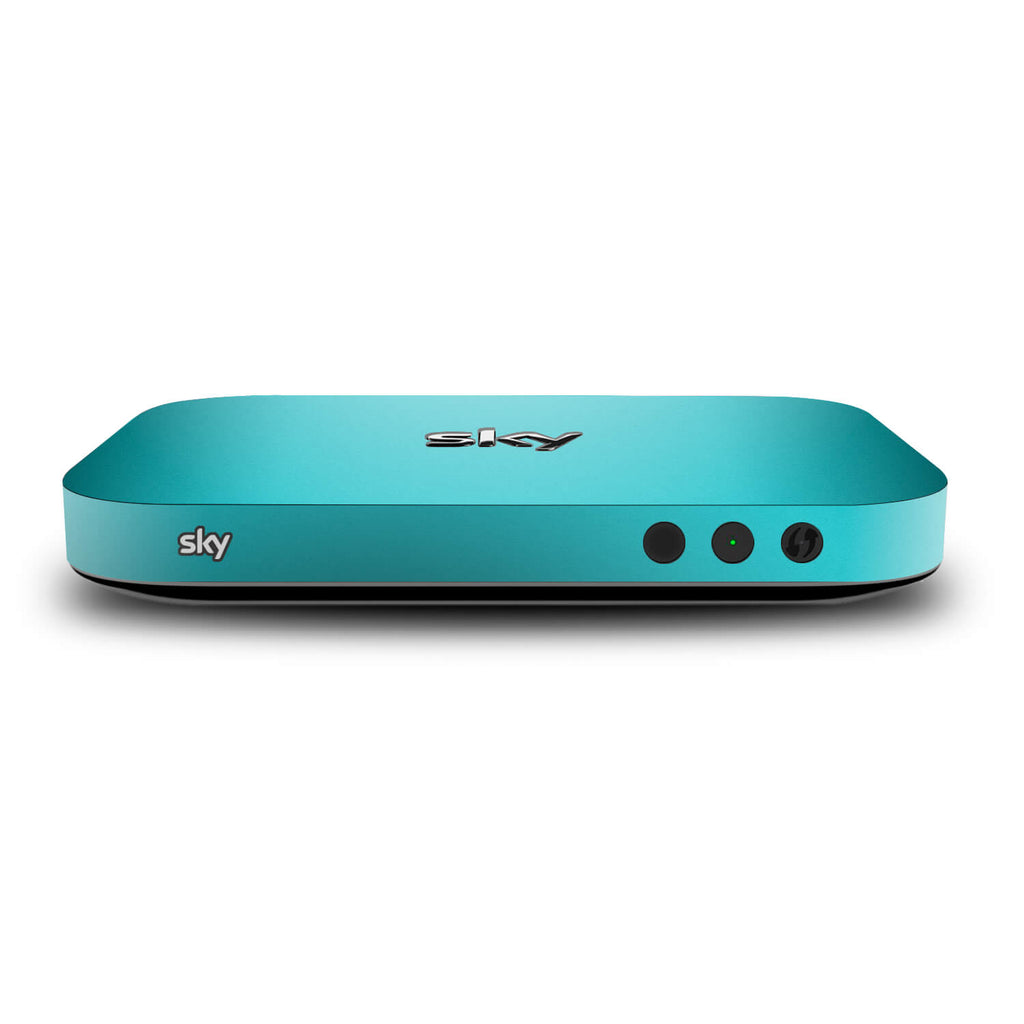 Sky Q Mini Box Textured Matt Turquoise Skins