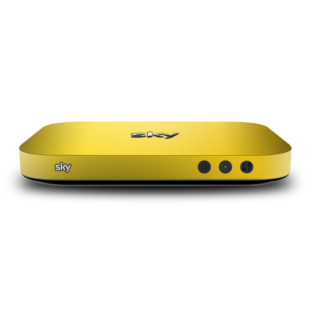 Sky Q Mini Box Textured Matt Yellow Skin
