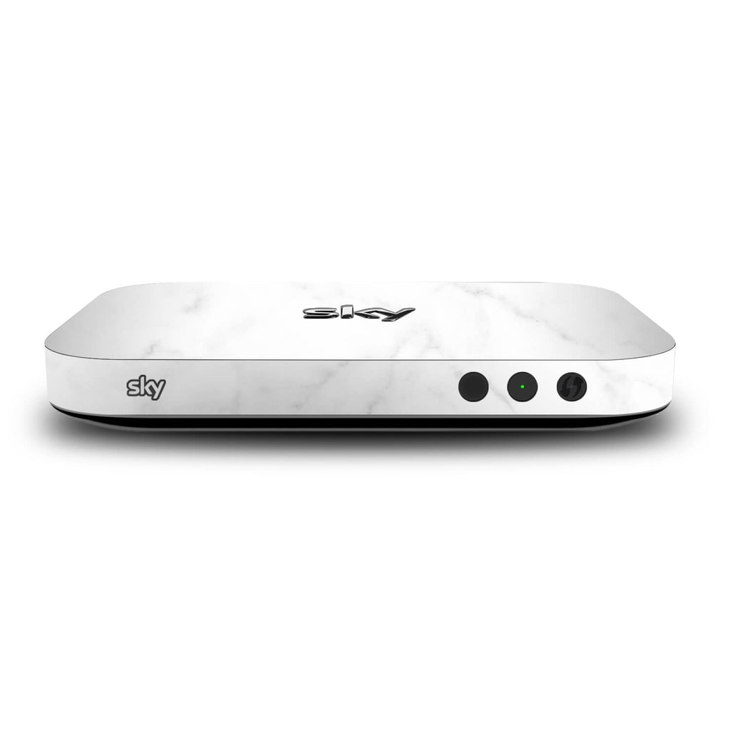 Sky Q Mini Box White Marble Skins