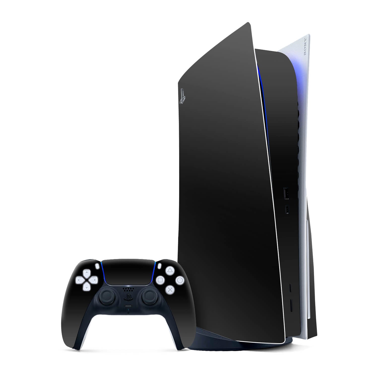 PS5 Black Gloss Skins