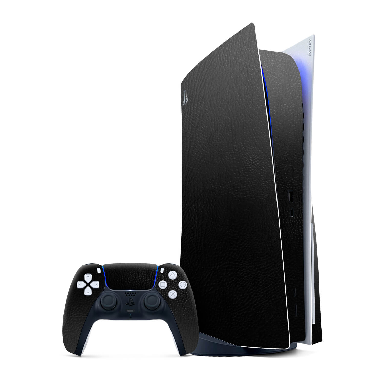 PS5 Black Leather Skins