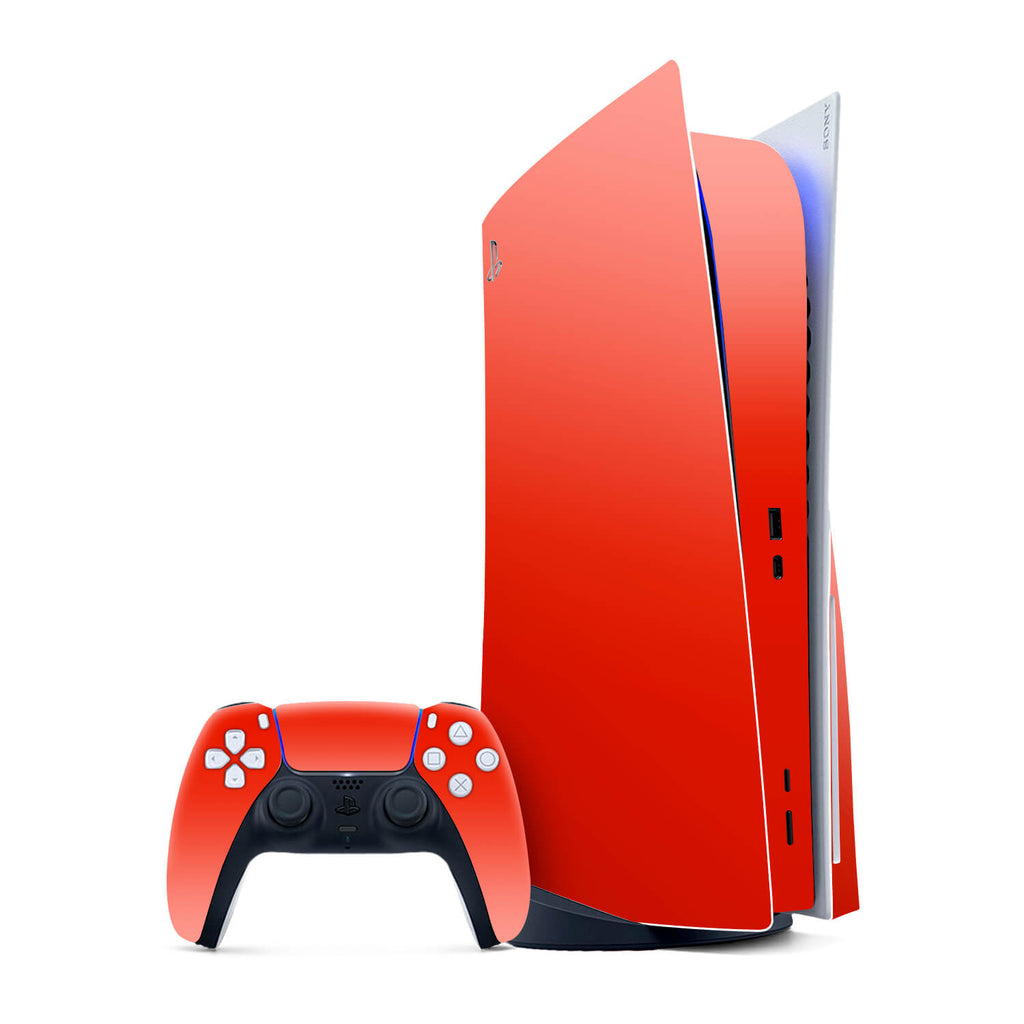 PS5 Dragon Red Gloss Skins