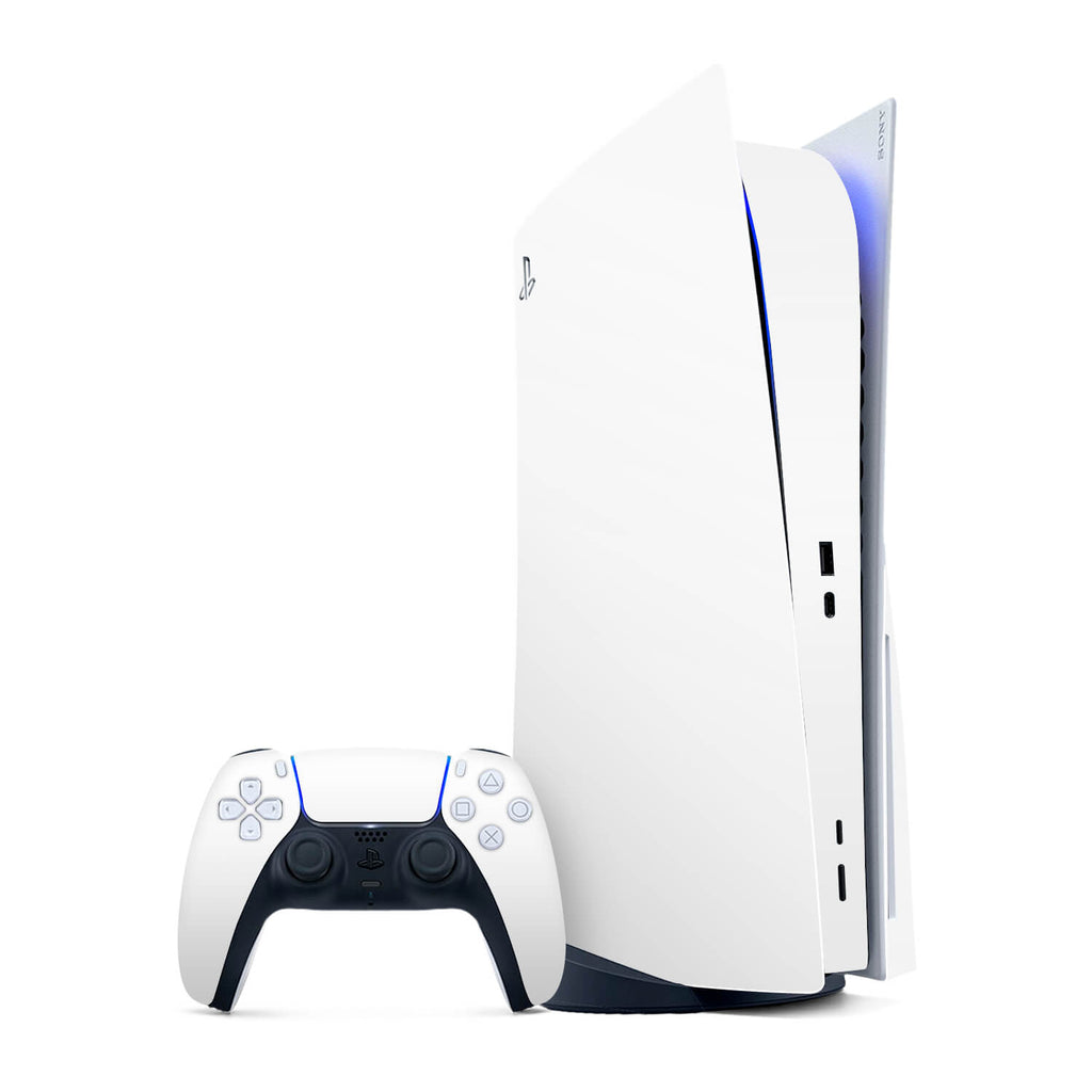 PS5 White Gloss Skins