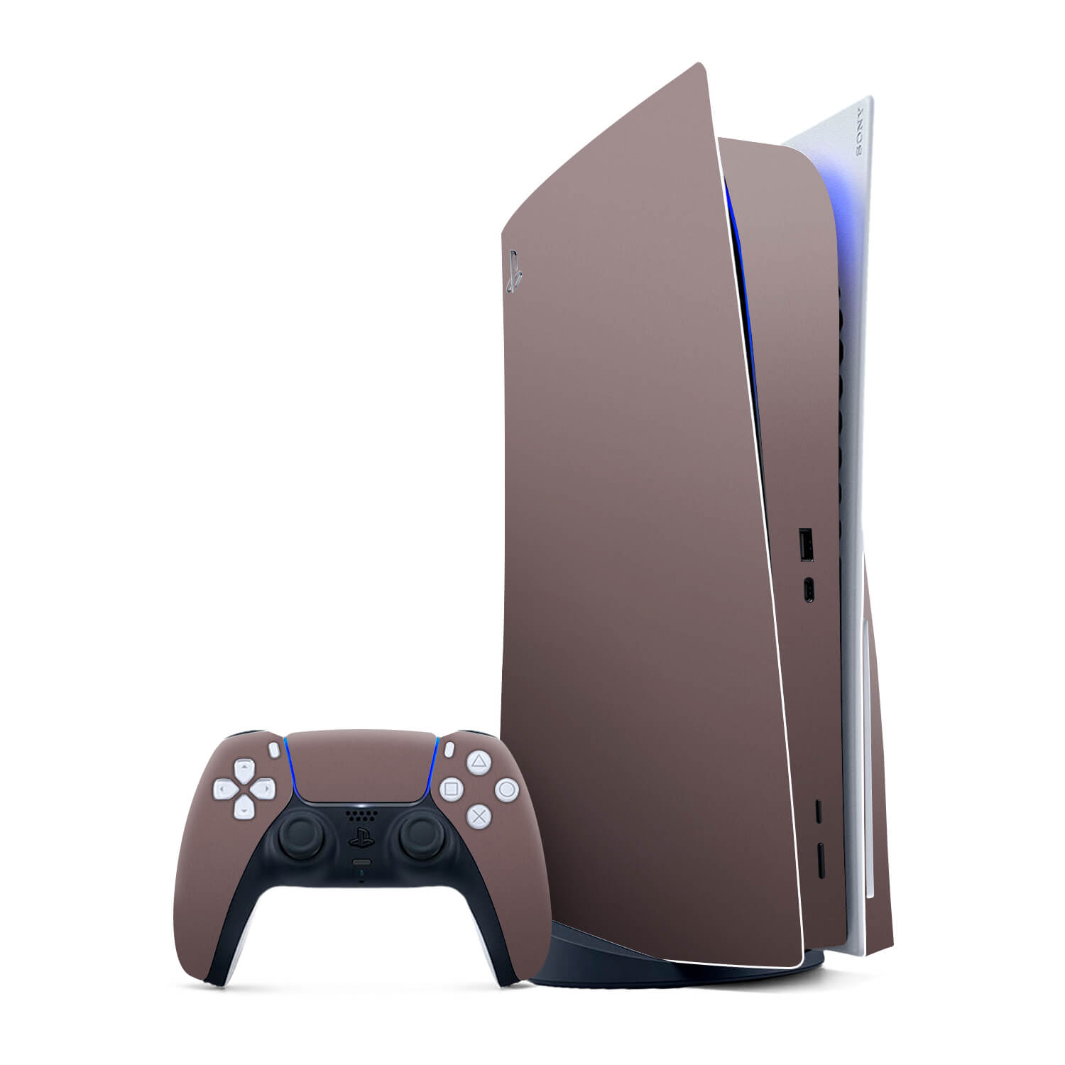 PS5 Textured Matt Mulberry Skins