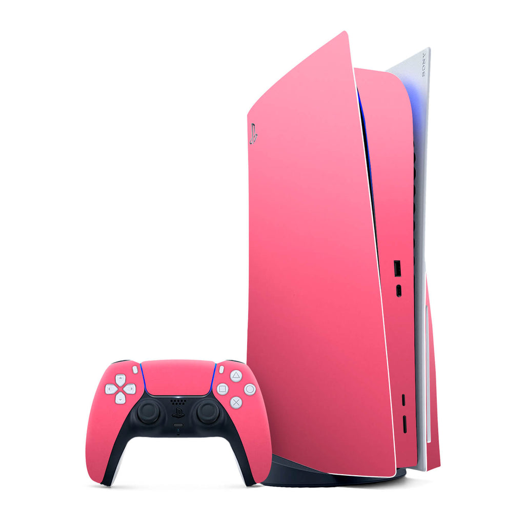 PS5 Textured Matt Pink Skins
