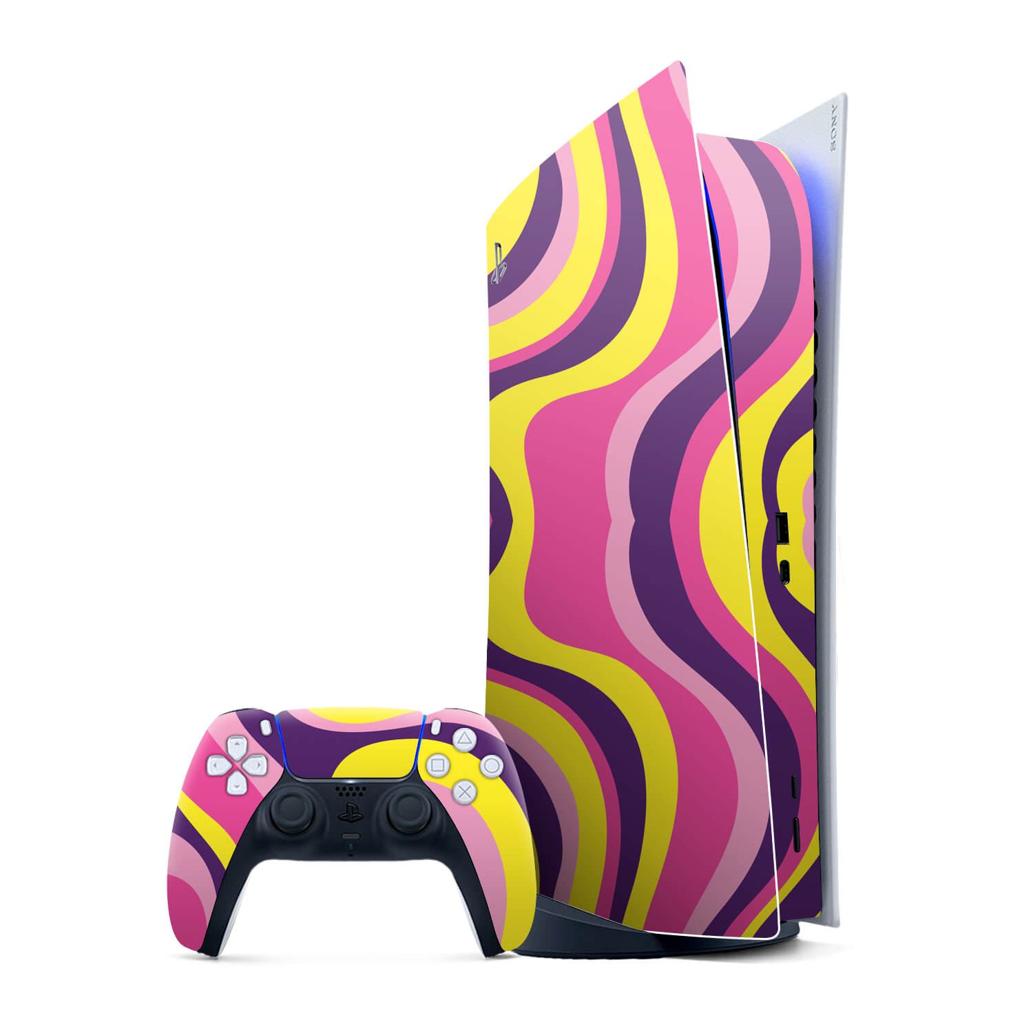 PS5 Digital Edition Abstract psychedelic skins