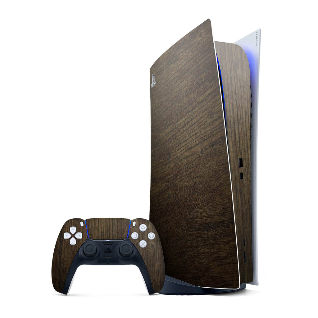 PS5 Digital Edition Aged Oak Skins