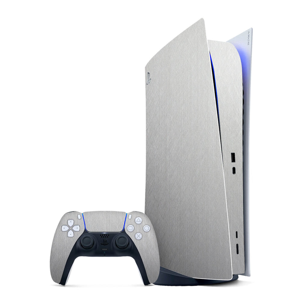 PS5 Digital Edition Brushed Aluminium Skins