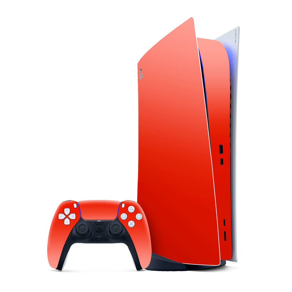 PS5 Digital Edition Dragon Red Gloss Skins
