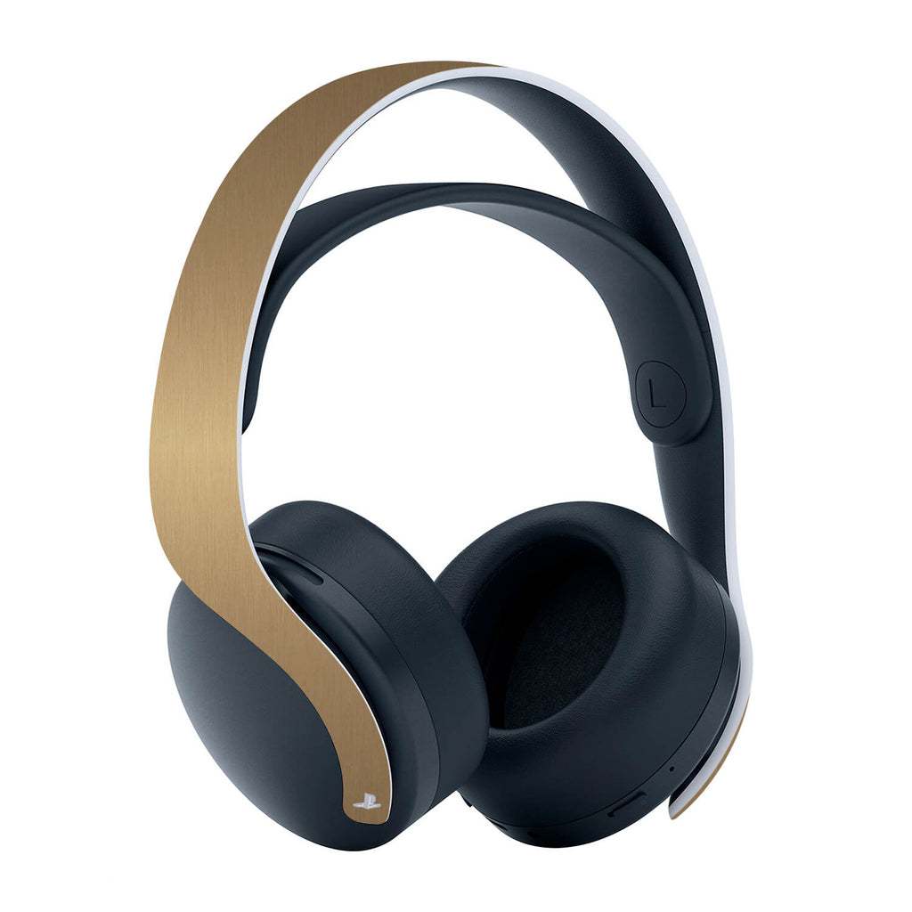 PS5 Pulse 3D Wireless Headset Brushed Gold Skins