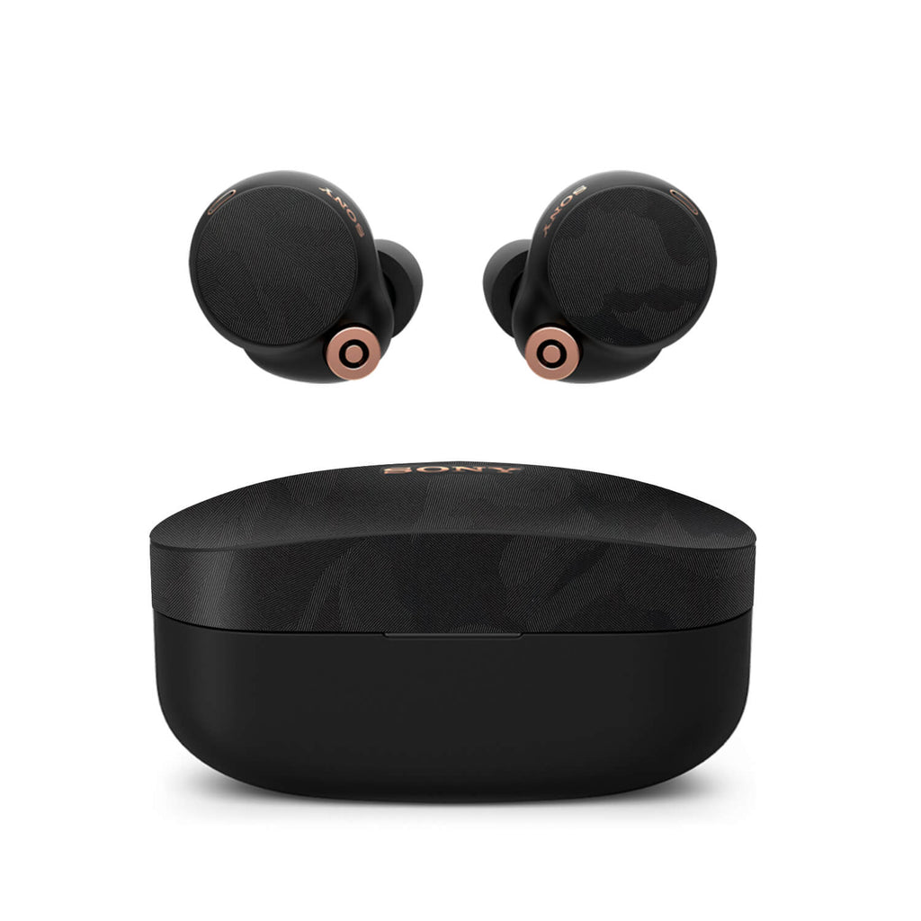 Sony WF-1000XM4 Earbud Black camo skins