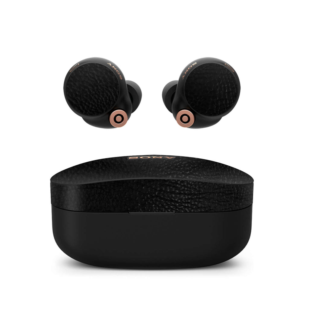 Sony WF-1000XM4 Earbud Black leather skins