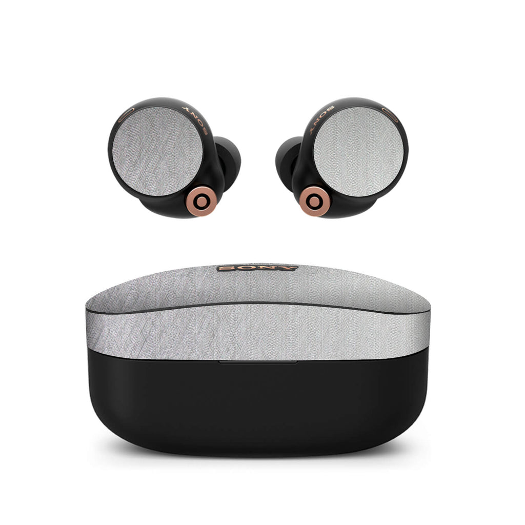 Sony WF-1000XM4 Earbud Brushed aluminium skins