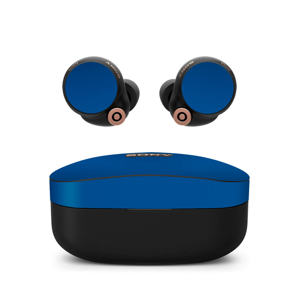 Sony WF-1000XM4 Earbud Textured matt royal blue skins