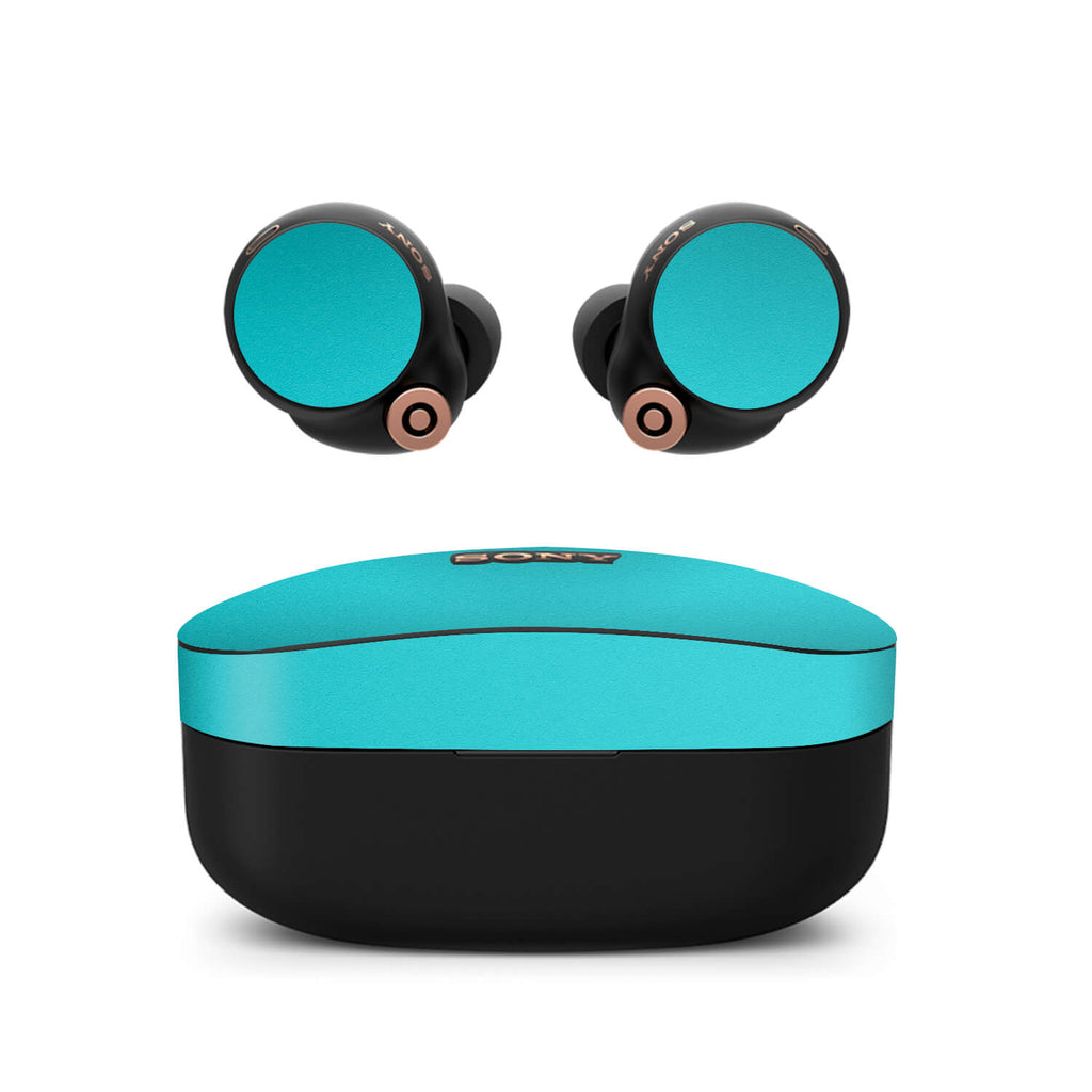 Sony WF-1000XM4 Earbud Textured matt turquoise skins
