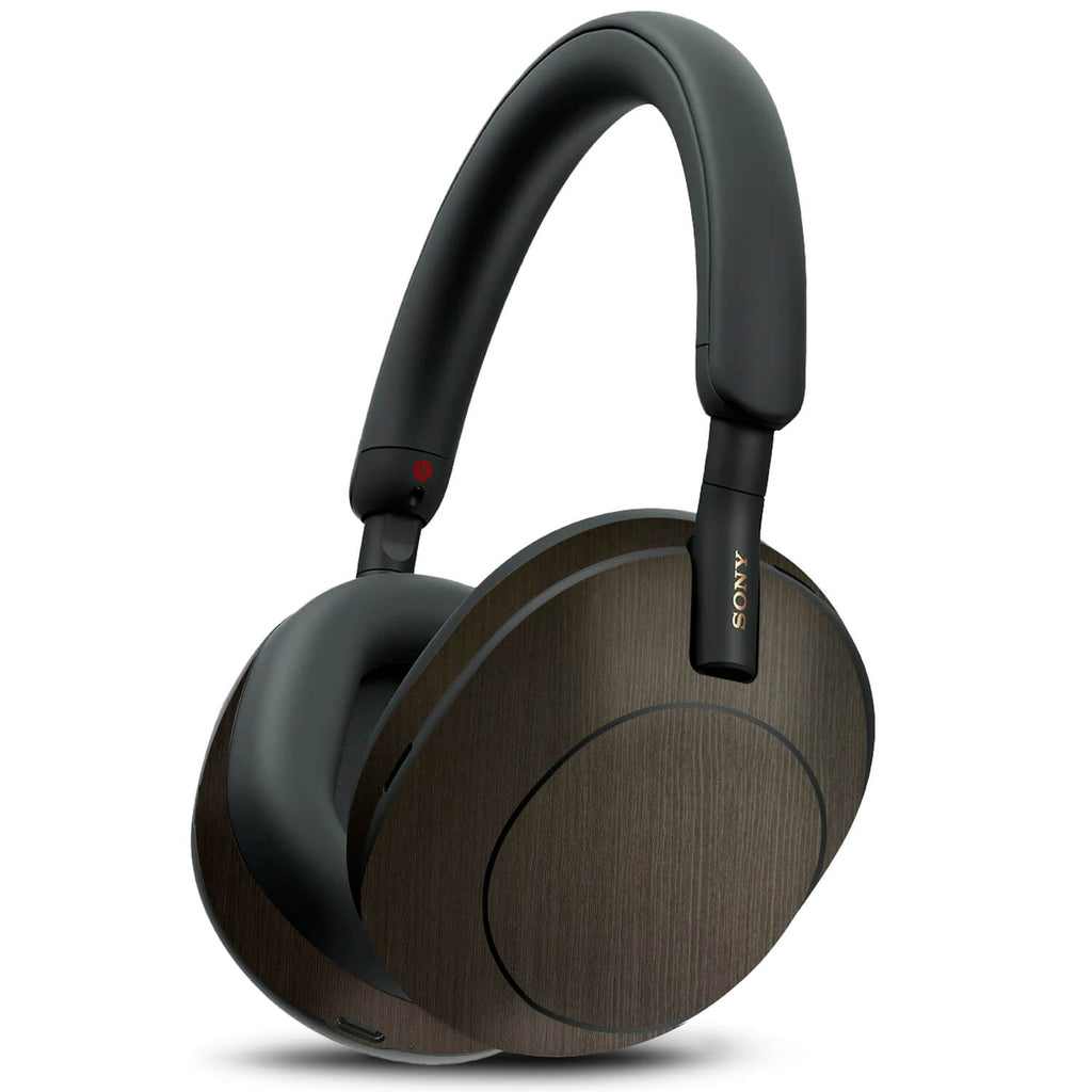 Sony WH1000XM5 Silverblack wood skins