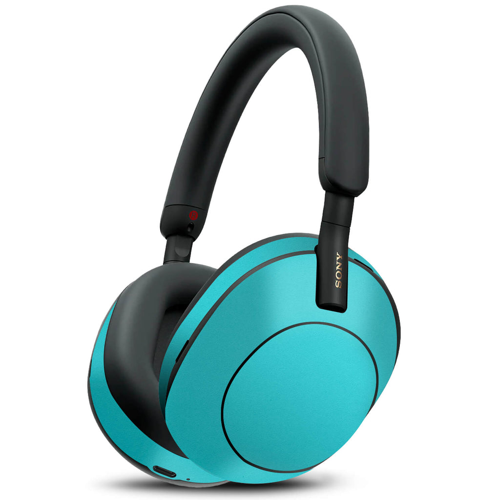 Sony WH1000XM5 Textured matt turquoise skins