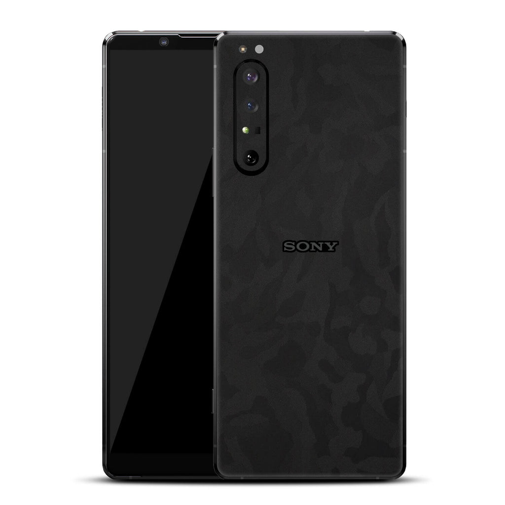Sony Xperia 1 ii Black Camo Skins