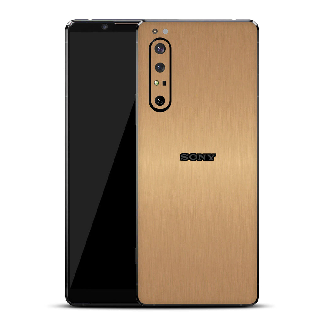 Sony Xperia 1 ii Brushed Gold Skins