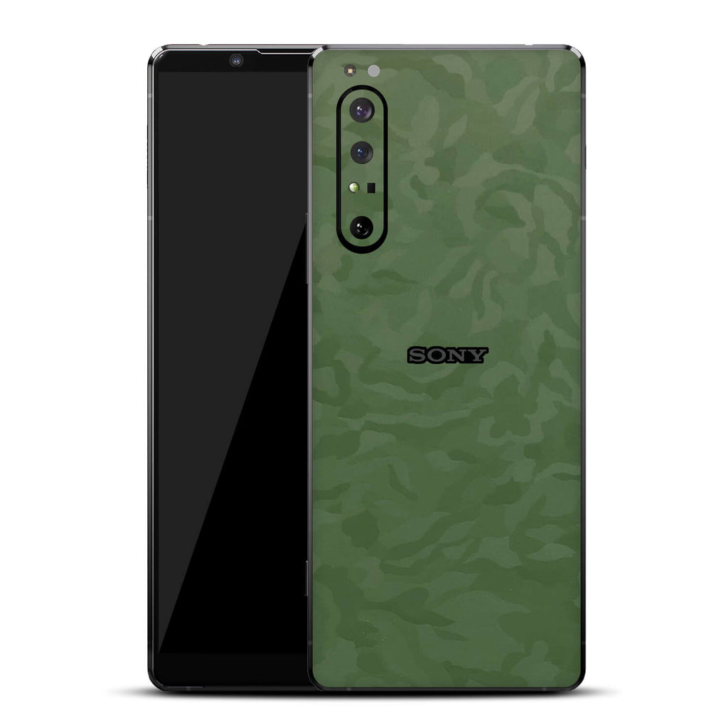 Sony Xperia 1 ii Green Camo Skins