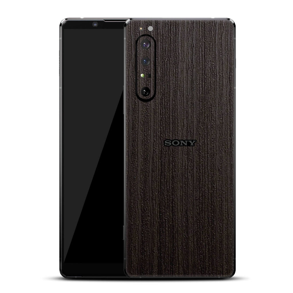 Sony Xperia 1 ii Silverblack Wood Skins