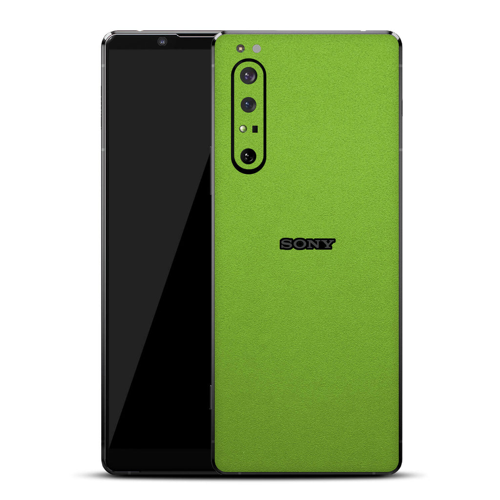 Sony Xperia 1 ii Textured Matt Green Skins