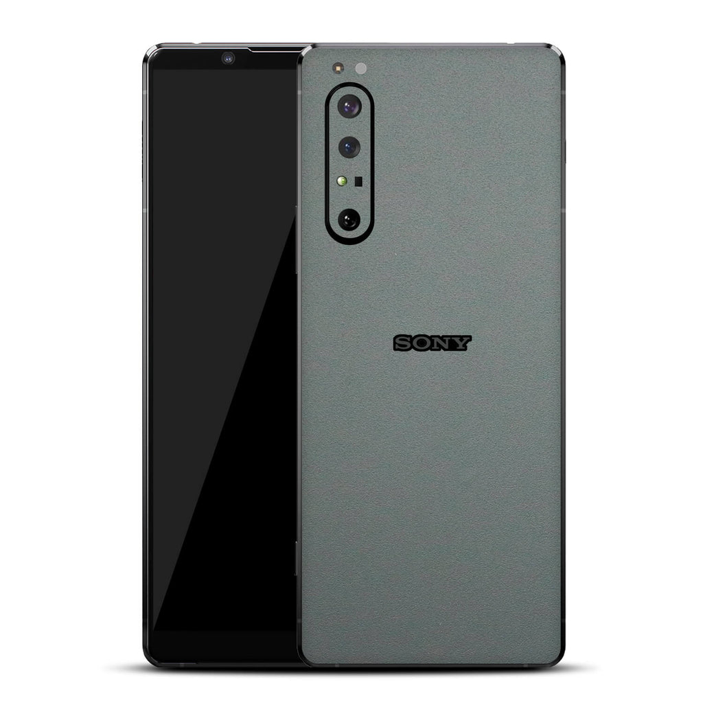 Sony Xperia 1 ii Textured Matt Grey Skins