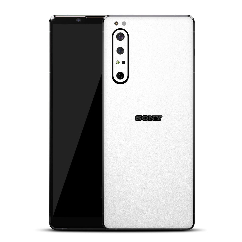 Sony Xperia 1 ii Textured Matt White Skins