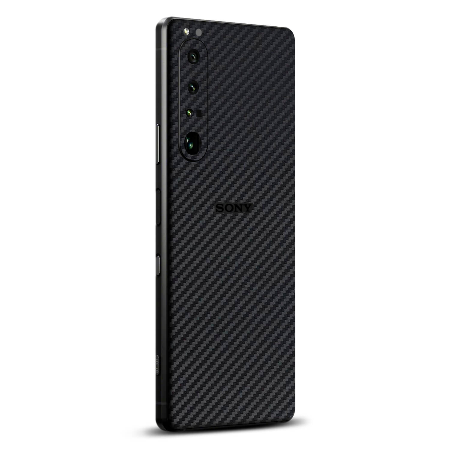 Sony Xperia 1 iii Black carbon fibre skins