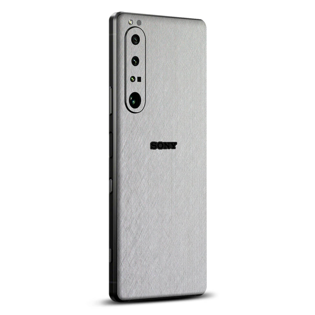 Sony Xperia 1 iii Brushed aluminium skins