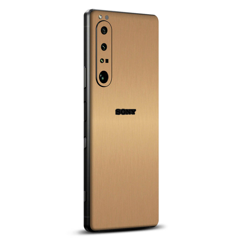 Sony Xperia 1 iv Brushed gold skins