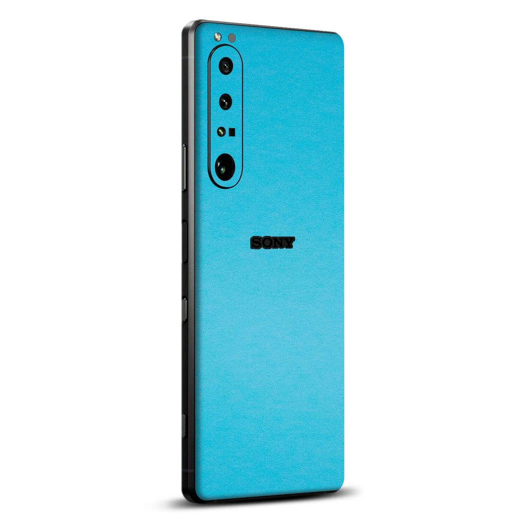 Sony Xperia 1 iv Textured matt light blue skins