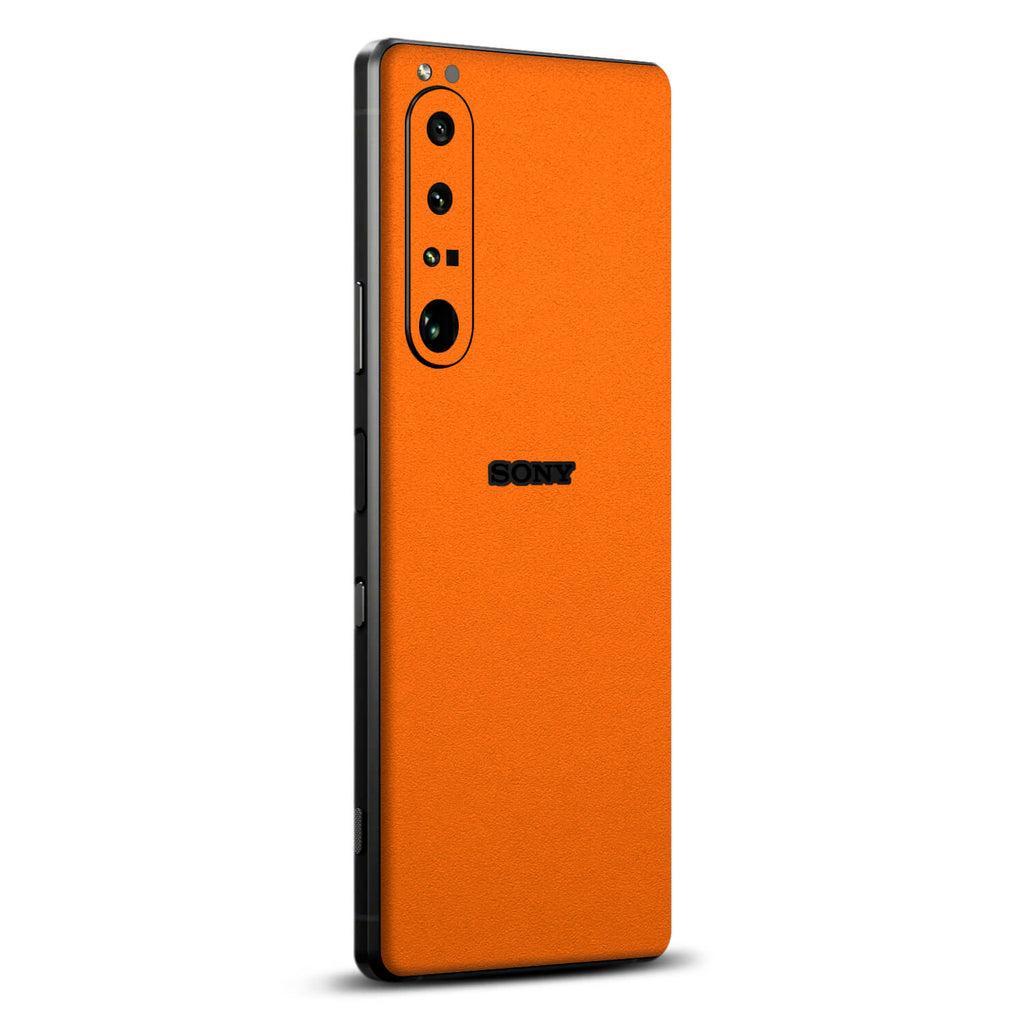 Sony Xperia 1 iv Textured matt orange skins
