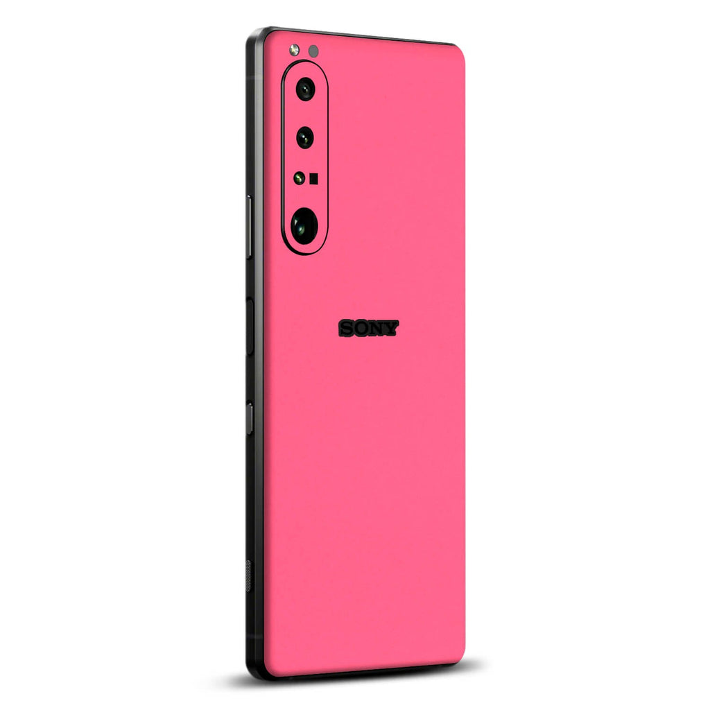 Sony Xperia 1 iv Textured matt pink skins