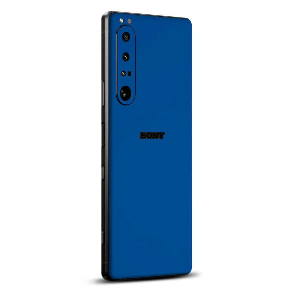 Sony Xperia 1 iii Textured matt royal blue skins