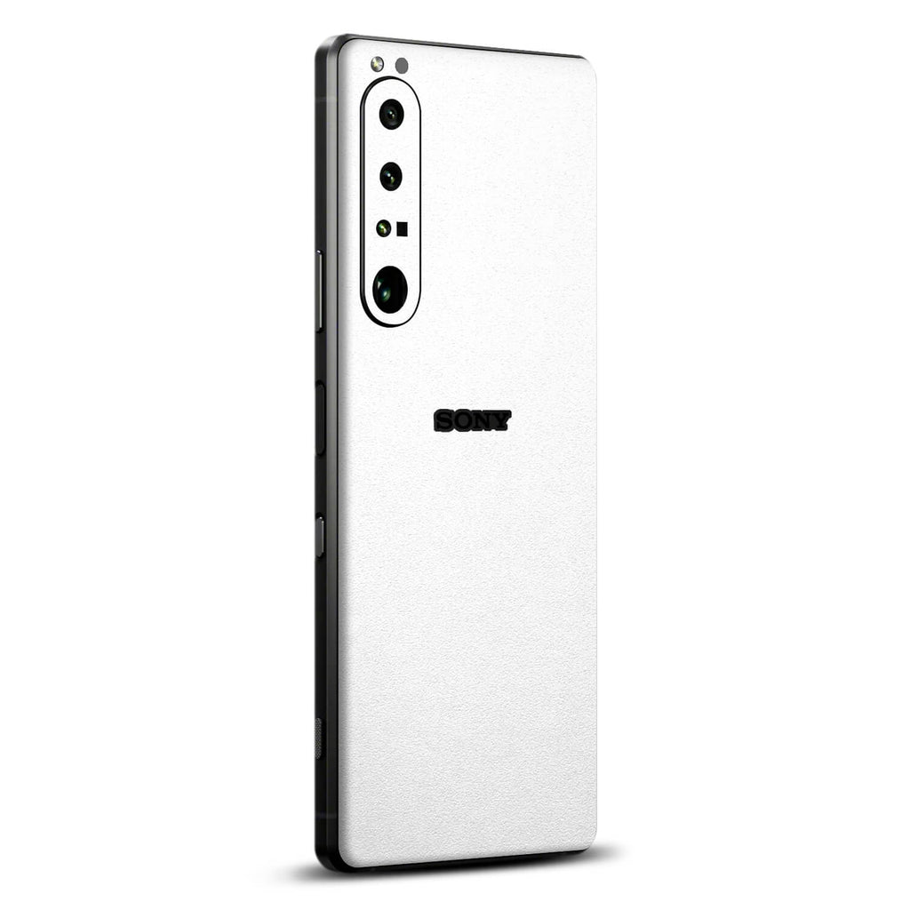Sony Xperia 1 iii Textured matt white skins