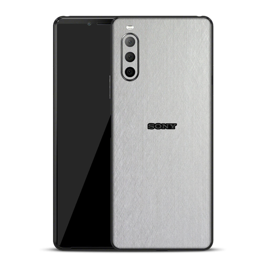 Sony Xperia 10 ii Brushed aluminium skins