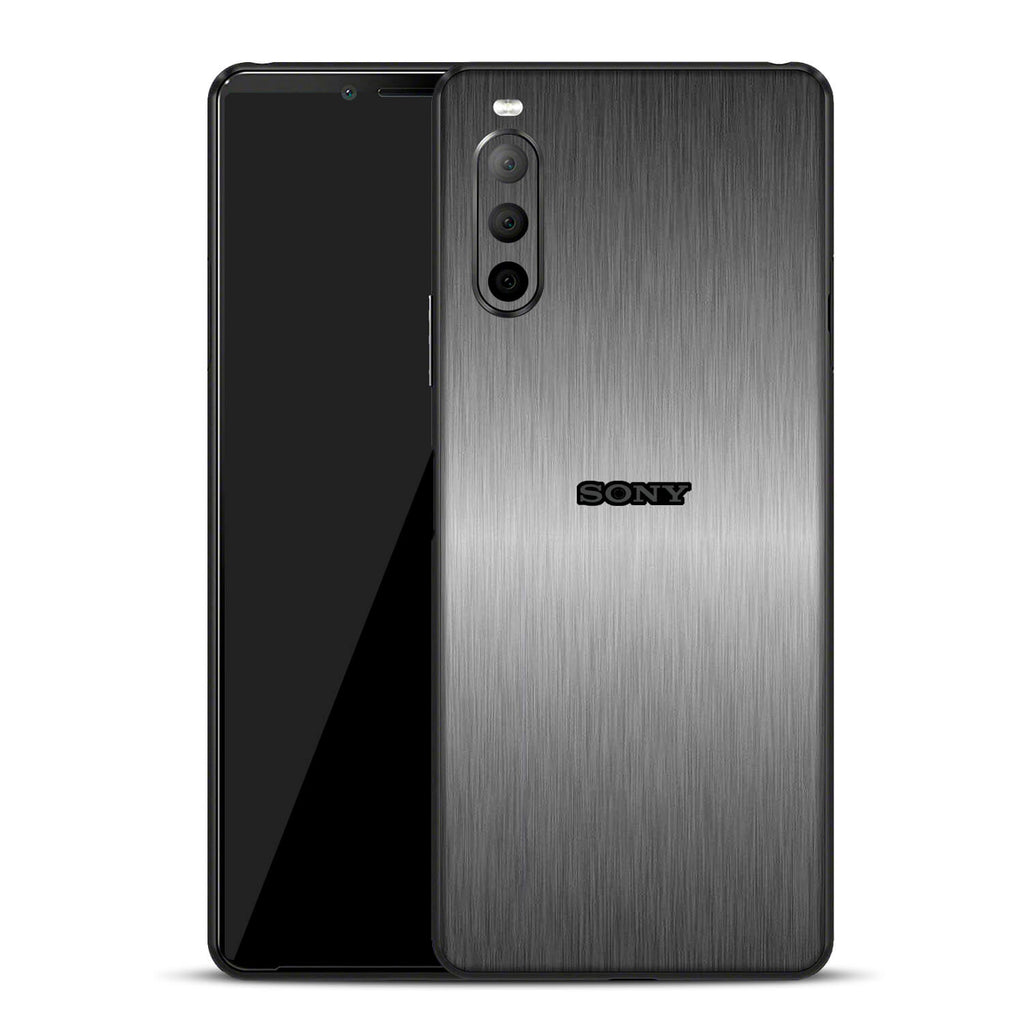 Sony Xperia 10 ii Brushed titanium skins