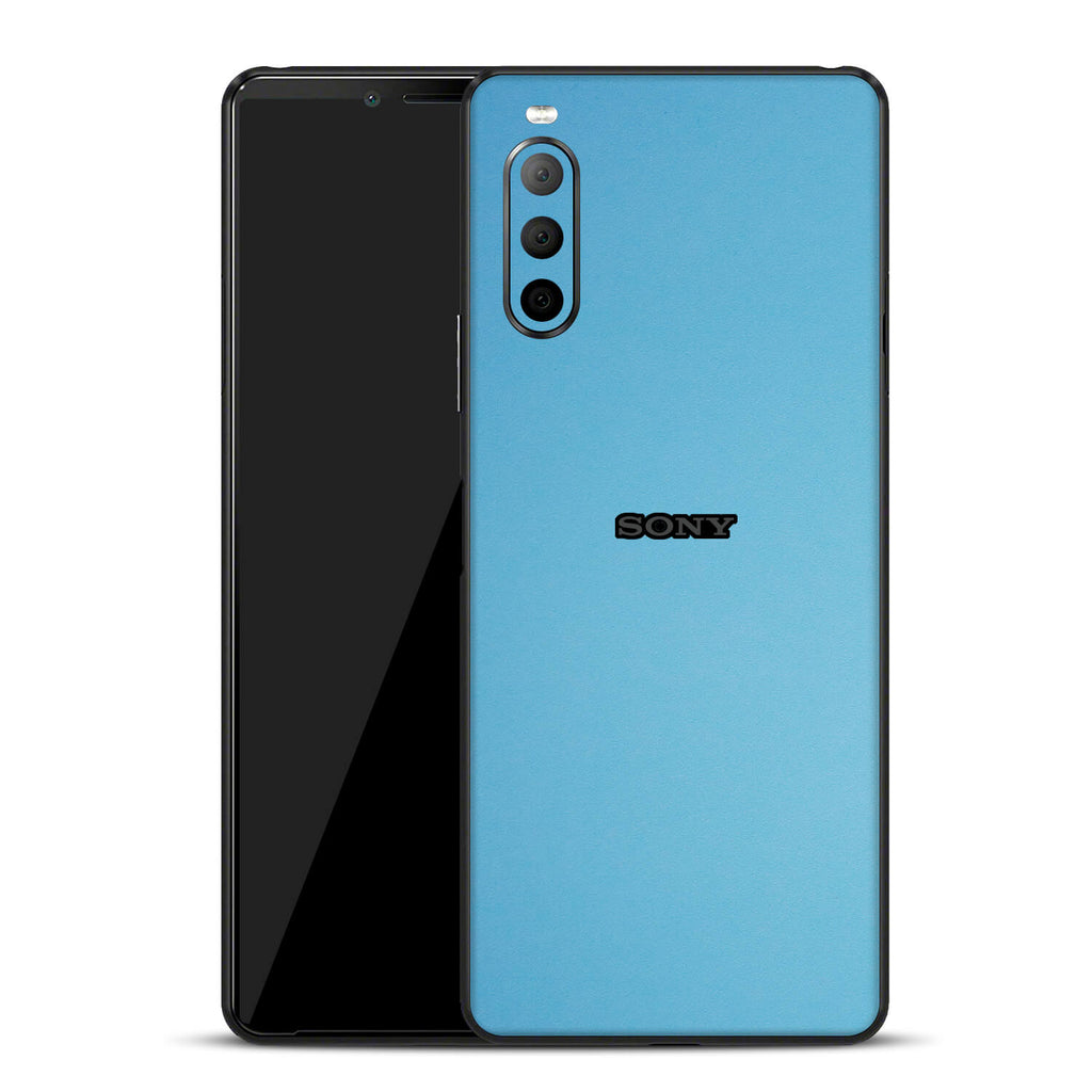 Sony Xperia 10 ii Textured matt light blue skins